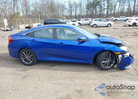 2020 Honda Civic Ex-L from USA, damaged, VIN 2HGFC1F75LH681351